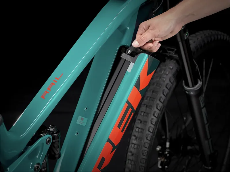 Trek Rail 9.8 XT 29er Electric Bike 2021 Teal/Nautical Navy-2